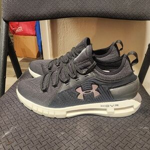 Under Armour Black and White Sneakers